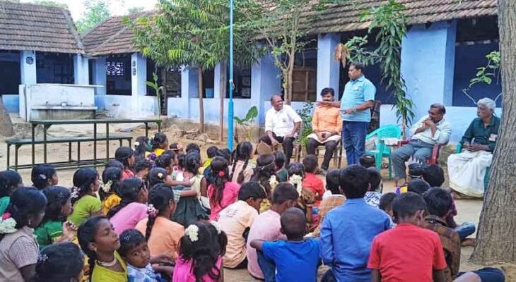 Chairs & Bench support to Hindu Middle School, Papakudi (26/1/2024)