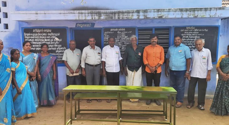 Chairs & Bench support to Hindu Middle School, Papakudi (26/1/2024)